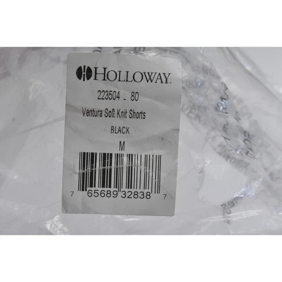 Holloway Ventura Soft Knit Shorts Mens Medium Black Athletic EcoREVIVE - Picture 9 of 11